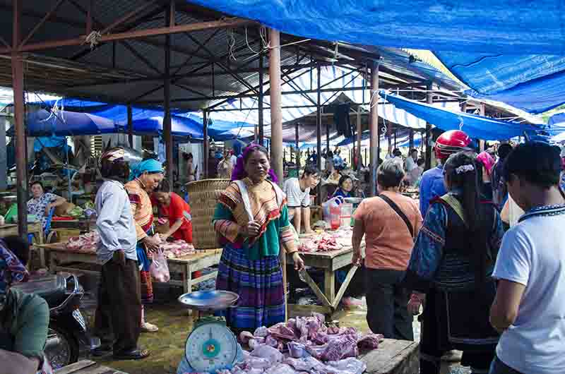 263 - Vietnam - Bac Ha - mercado